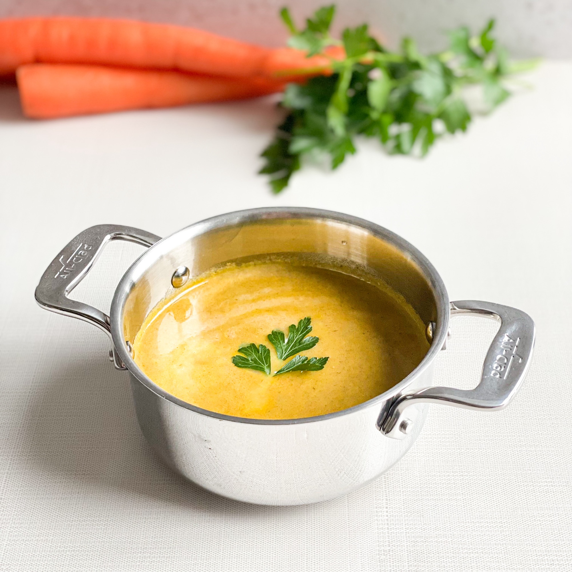 Easy Carrot and Leek Soup